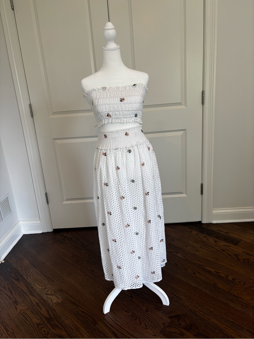 Sold Out! Hill House White Daisy Nap Set - Delphine Skirt & June Top